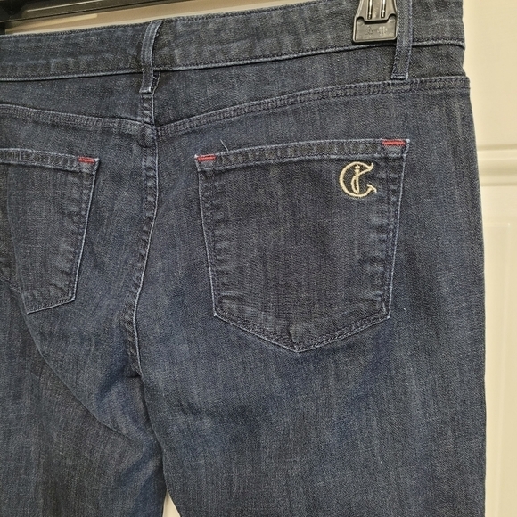 Cj By Cookie Johnson Grace Casual Dark Blue Denim Bootcut Jeans Women's Size 30 - Picture 4 of 9